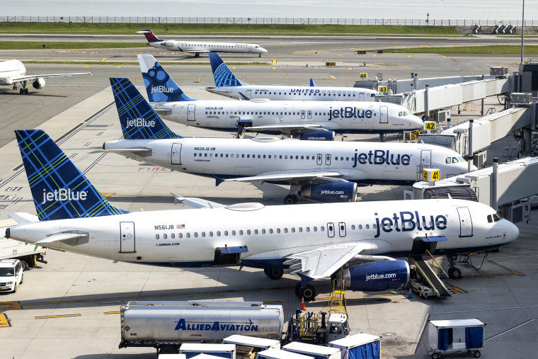 JetBlue Aircraft At LaGuardia Airport