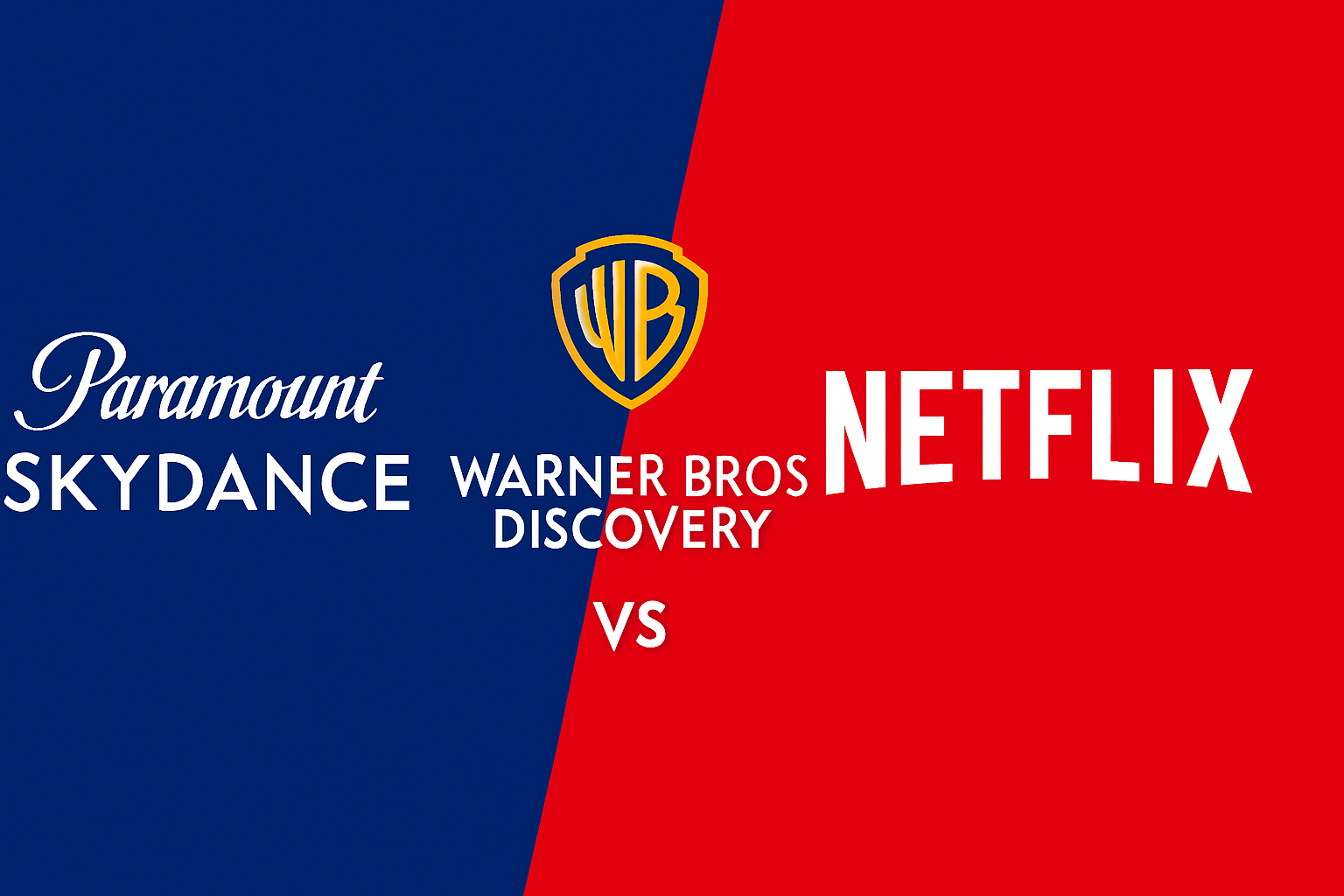 warner bros discovery, netflix, paramount skydance