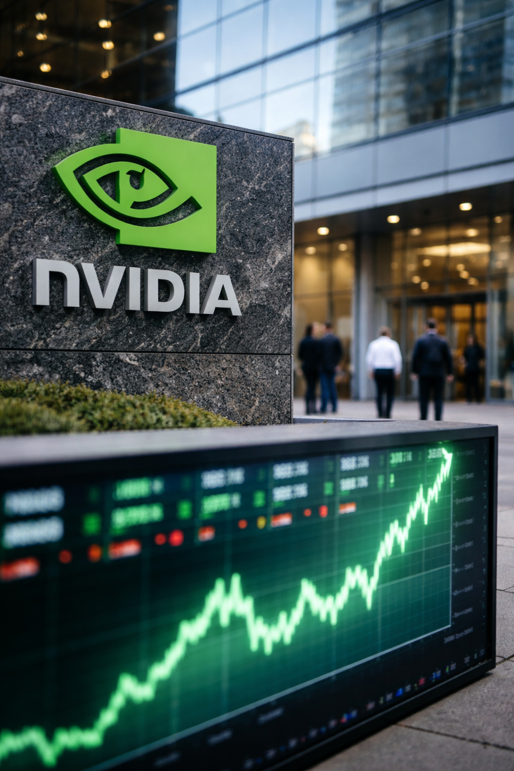 Nvidia stock jumped about 5% as AI demand signals and supplier comments sparked a tech rebound after a volatile week.